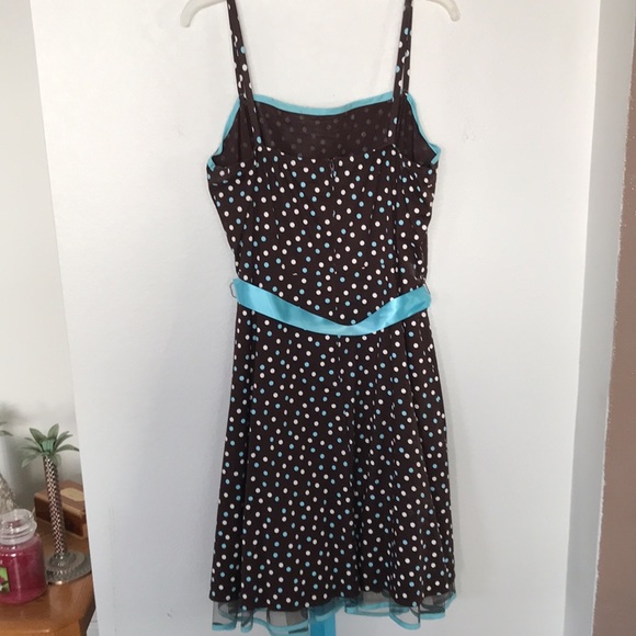 💙POLKADOT DRESS BY PULSE SIZE 2X NWOT EXCELLENT CONDITION! - Picture 4 of 8